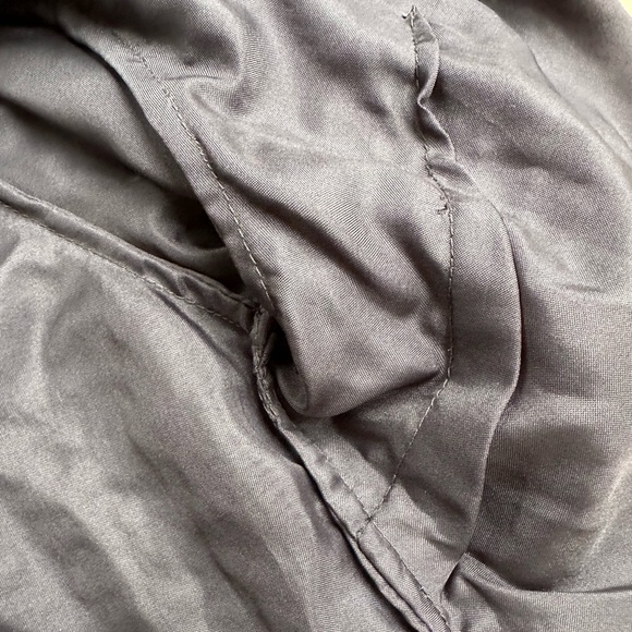 Vintage Pearl & Sequin Black Silk Jacket Open-Front or Hook & Eye Closure ~ 2X - Picture 11 of 17